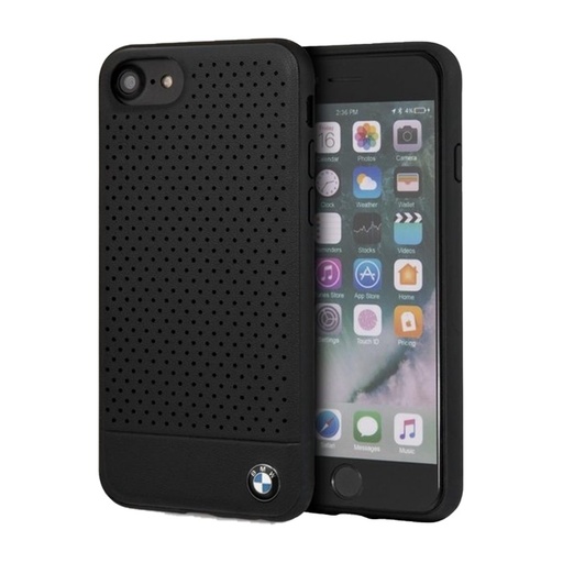 Apple iPhone 7/8/SE 2 BMW Signature Perforovaný pouzdro (Černá) - BMHCI8PEBOBK