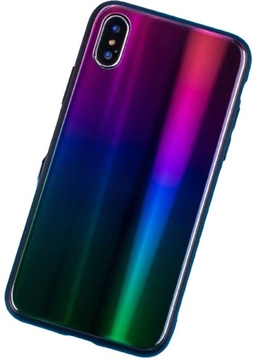Apple iPhone 7 / iPhone 8 / iPhone SE 2020 / iPhone SE 2022 ombre sklo zadní kryt (Modrá - Fialová)