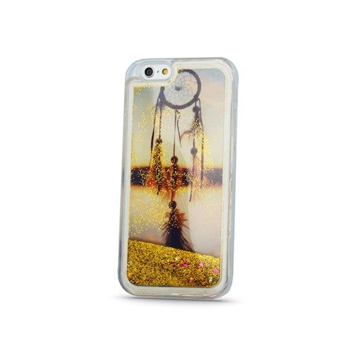 Apple iPhone 7 / iPhone 8 / iPhone SE 2020 / iPhone SE 2022 liquid glitter zadní kryt (Zlatá )