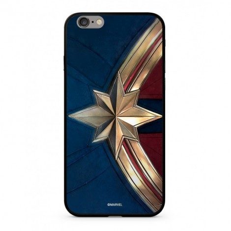 Apple iPhone 7 / iPhone 8 / iPhone SE 2020 / iPhone SE 2022 Marvel Captain Marvel 022 sklo zadní kryt (Černá)