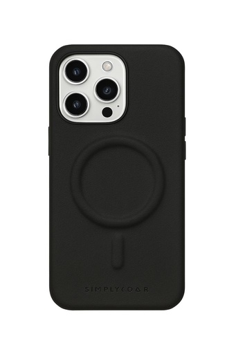 Apple iPhone 17 Pro ROAR Modern Mag Leather MagSafe zadní kryt (Černá)