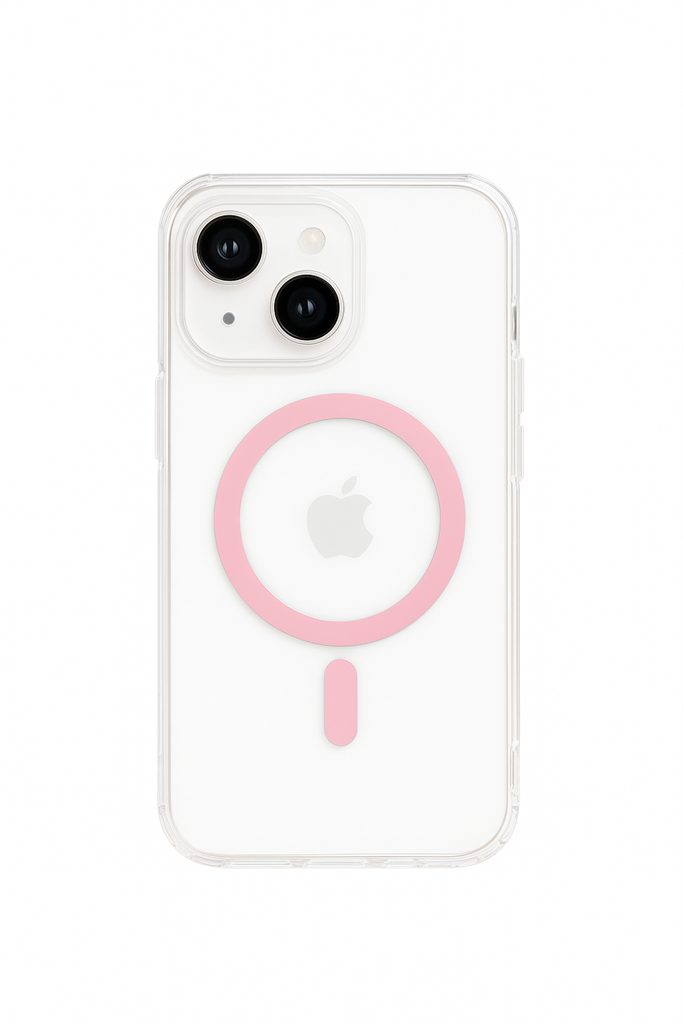 [8800276494204] Apple iPhone 16 Pro Max ROAR Mag Color Crystal MagSafe back cover case (Pink)