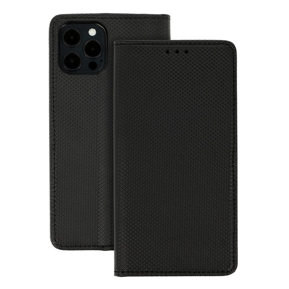 [POK050530] Apple iPhone 14 smart book magnetic book case (Black)