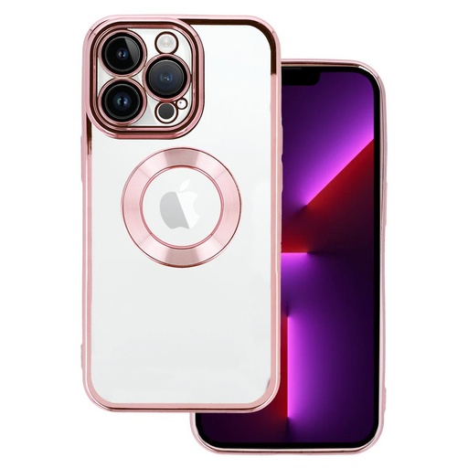 Apple iPhone 14 Pro Beauty průhledný zadní kryt (Růžová)