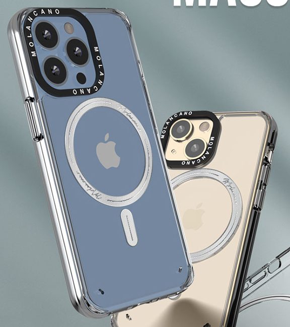 [5990123124531] Apple iPhone 14 MOLAN CANO HN8 Magsafe rugged back cover case (Clear)
