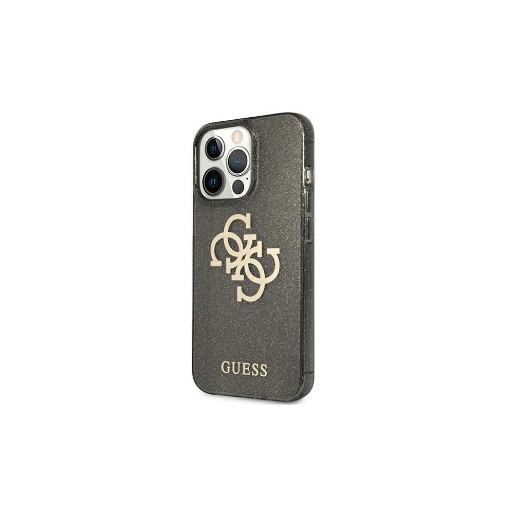 [GUHCP13XPCUGL4GBK] Apple iPhone 13 Pro Max Guess TPU Big 4G Full Glitter case (Black) – GUHCP13XPCUGL4GBK