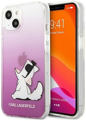 Apple iPhone 13 Pro Karl Lagerfeld PC/TPU Choupette Eat pouzdro (Růžová) – KLHCP13LCFNRCPI