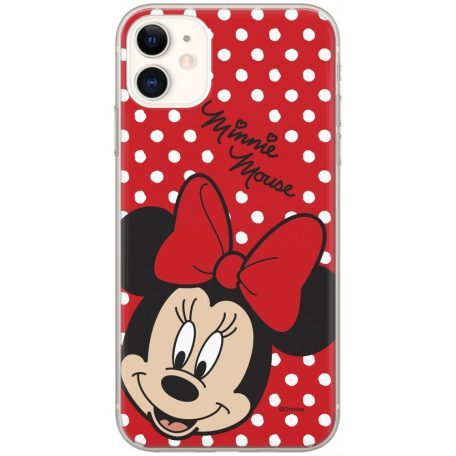 Apple iPhone 13 Mini Disney silicone Minnie 008 zadní kryt (Červená)