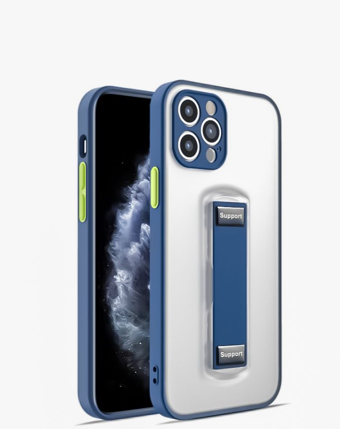 [5901215478831] Apple iPhone 12 with kickstand back cover case (Blue)