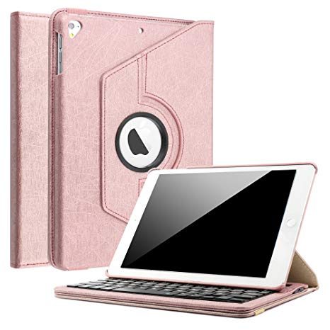 [5999094616967] Apple iPad Air 2017/ 2018 rotatable tablet case (Rosegold)