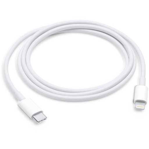 Apple kabel USB-C – Lightning 1 m (Bílá)