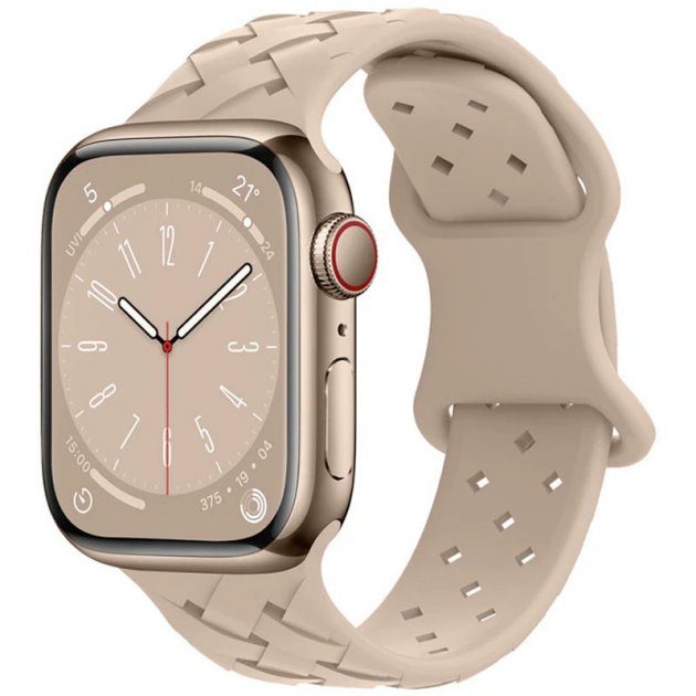 [6931474792952] Apple Watch 42mm / Watch 44mm / Watch 45mm / Watch 49mm HOCO WA16 bamboo strap beige