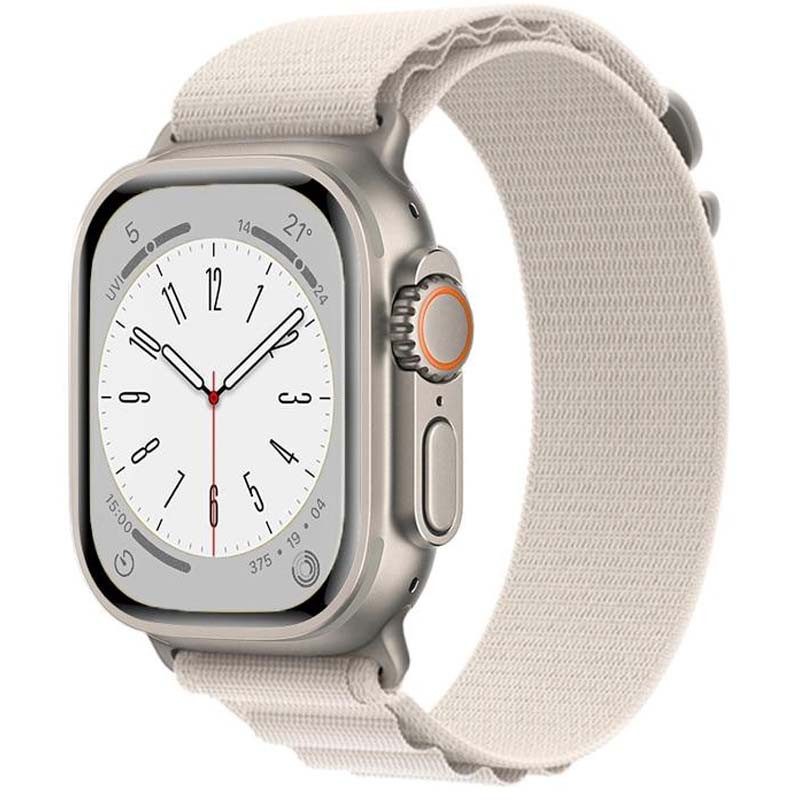 [6931474789716] Apple Watch 42mm / Watch 44mm / Watch 45mm / Watch 49mm HOCO WA13 strap silver