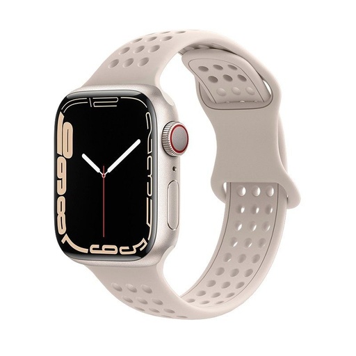 Apple Watch 42mm / Watch 44mm / Watch 45mm / Watch 49mm HOCO WA08 chytré hodinky řemínek stříbrná