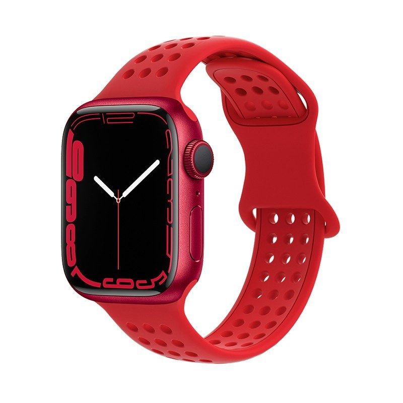 [6931474787514] Apple Watch 42mm / Watch 44mm / Watch 45mm / Watch 49mm HOCO WA08 smartwatch strap red