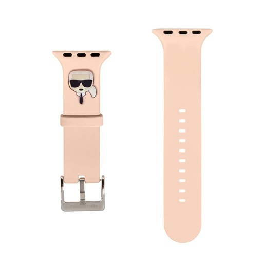Apple Watch 42/44mm Karl Lagerfeld Karl Head pouzdro (Růžová) – KLAWLSLKP