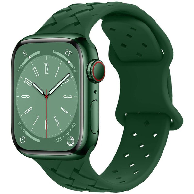 [6931474793041] Apple Watch 38mm / Watch 40mm / Watch 41mm HOCO WA16 bamboo strap olívazöld