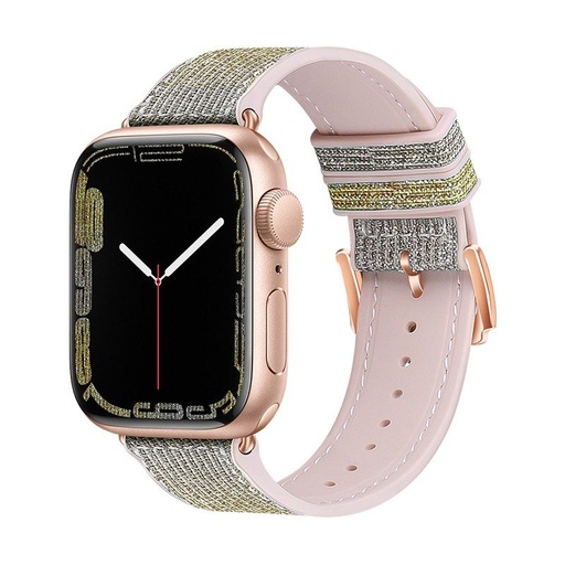 Apple Watch 38mm / Watch 40mm / Watch 41mm HOCO WA11 diamond chytré hodinky řemínek žlutá