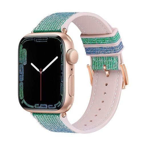 Apple Watch 38mm / Watch 40mm / Watch 41mm HOCO WA11 diamond chytré hodinky řemínek modrá