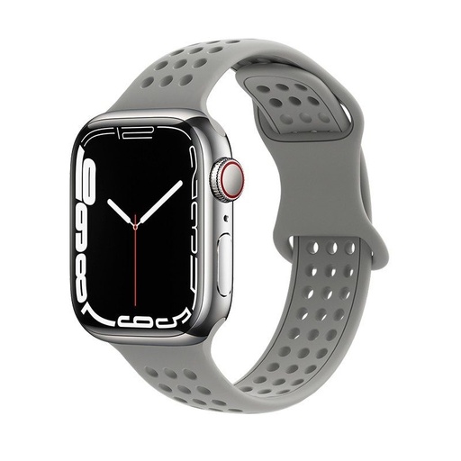 Apple Watch 38mm / Watch 40mm / Watch 41mm HOCO WA08 chytré hodinky řemínek levandulová šedá