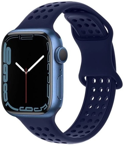 Apple Watch 38mm / Watch 40mm / Watch 41mm HOCO WA08 chytré hodinky řemínek modrá
