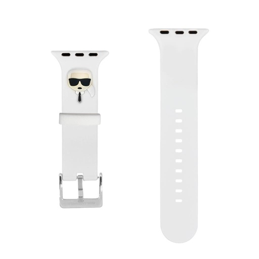 Apple Watch 38/40mm Karl Lagerfeld Karl Head pouzdro (Bílá) – KLAWMSLKW