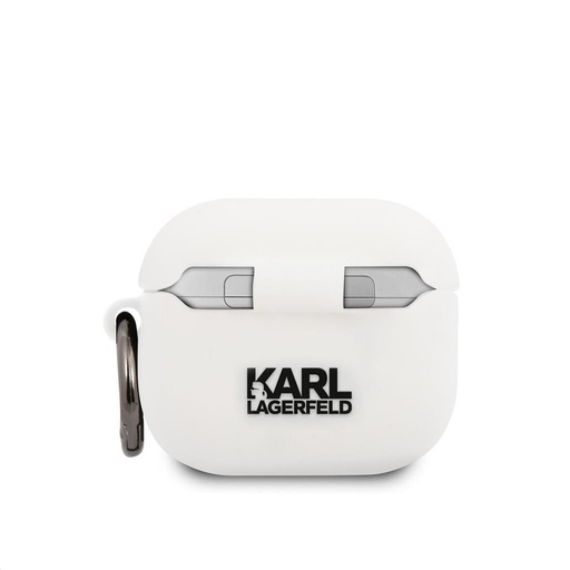 Apple AirPods 3 Karl Lagerfeld Rue St Guillaume pouzdro (Bílá) – KLACA3SILRSGWH