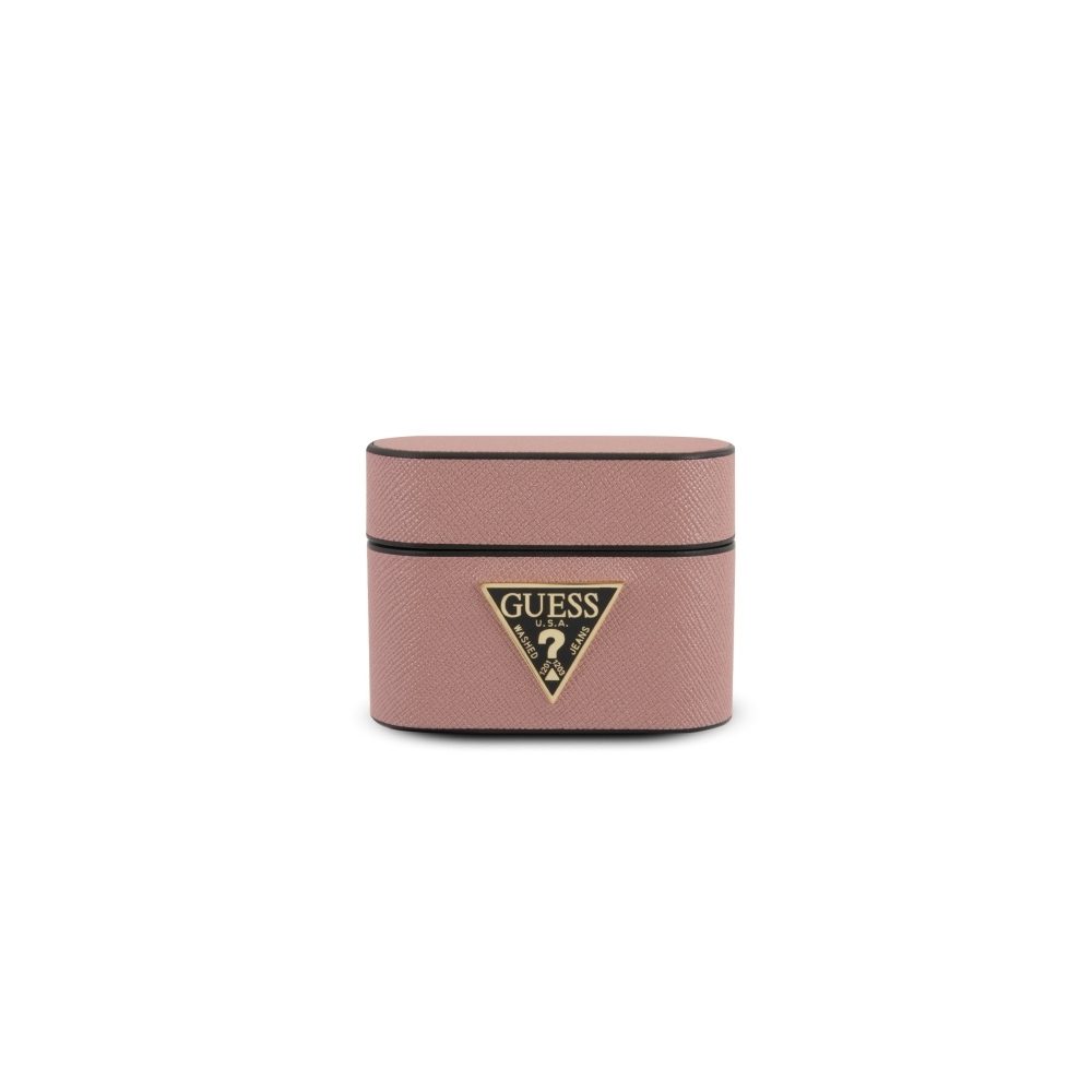 [GUACAPVSATMLPI] AirPods Pro Guess Saffiano case (Pink) - GUACAPVSATMLPI