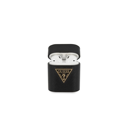 AirPods Guess Saffiano pouzdro (Černá) - GUACA2VSATMLBK