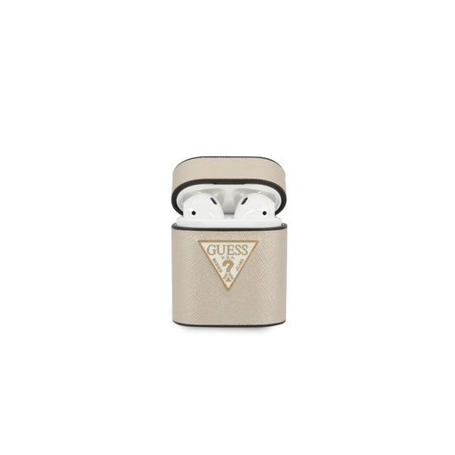 AirPods Guess Saffiano pouzdro (Béžová) - GUACA2VSATMLLG
