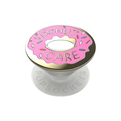 Enamel Donut pop socket, růžová
