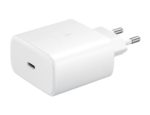 Samsung síťový nabíječka USB-C s kabelem 45W (Bílá)