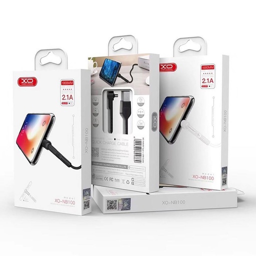 XO NB100 micro USB datový kabel (Černá)