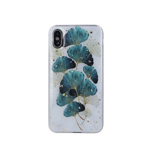 Apple iPhone 12 / iPhone 12 Pro zlatá glam zadní kryt (Listy)