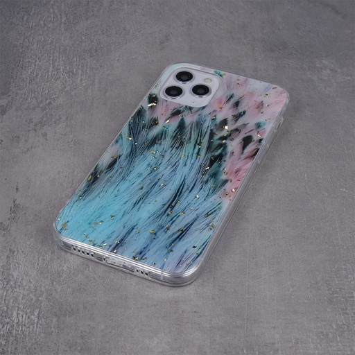 Apple iPhone 11 zlatá glam zadní kryt (Páv)