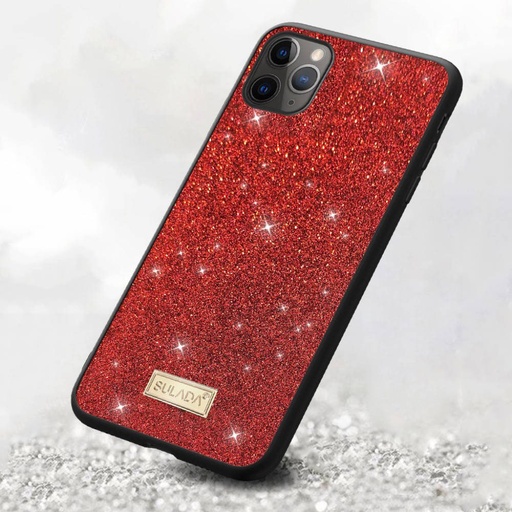 Apple iPhone 13 (6.1") SULADA dazzling glitter zadní kryt, červená