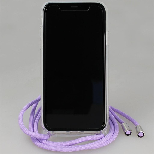 Apple iPhone 11 na krk závěsný glitter zadní kryt (Modrá)