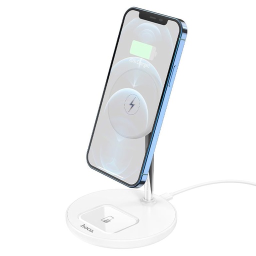 Hoco S23 bezdrátový nabíječka, 5W/7.5W/10W/15W magnetický bezdrátový nabíječka držák, gyors bezdrátový nabíjecí stojan Qi-komp