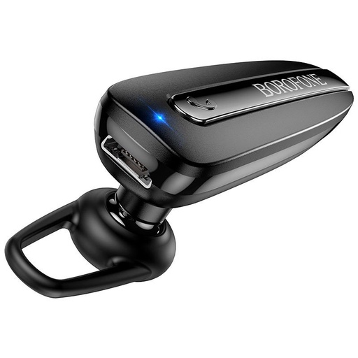 Borofone BC33 bluetooth headset, BT v5.0, 150 mAh baterie 12 hodinový hovor/hudba a 200 hodinky pohotovostní čas, černá