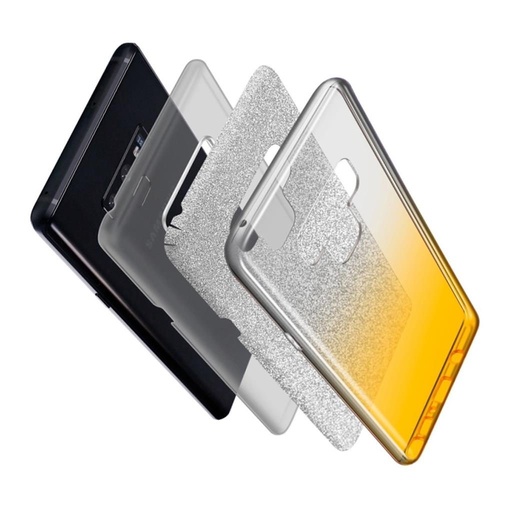 Samsung Galaxy S21 FE bling zadní kryt, (Zlatá)