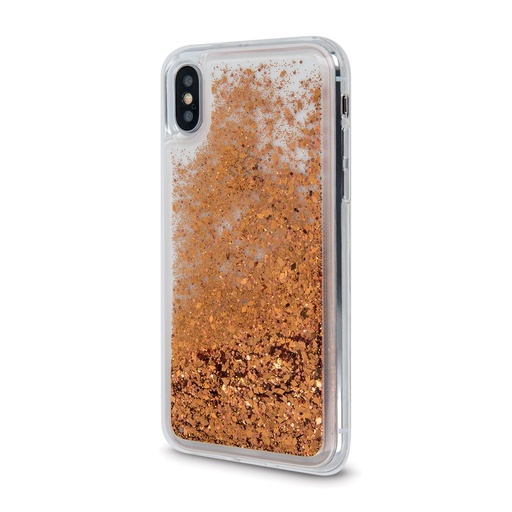 Xiaomi Redmi 10 / Redmi 10 2022 tekutý glitter zadní kryt (Zlatá)