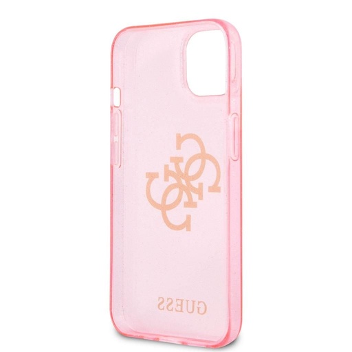 Apple iPhone 13 Guess TPU Big 4G Full Glitter pouzdro (Růžová) – GUHCP13MPCUGL4GPI