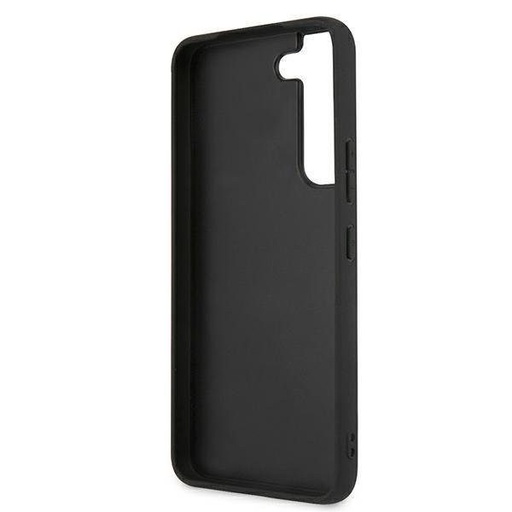 Samsung Galaxy S22 5G Karl Lagerfeld PU Saffiano Karl Head pouzdro (Stříbrná - KLHCS22SSAKHSL)