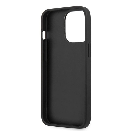 Apple iPhone 13 Pro Karl Lagerfeld PU Saffiano Karl Head pouzdro (Stříbrná - KLHCP13LSAKHSL)