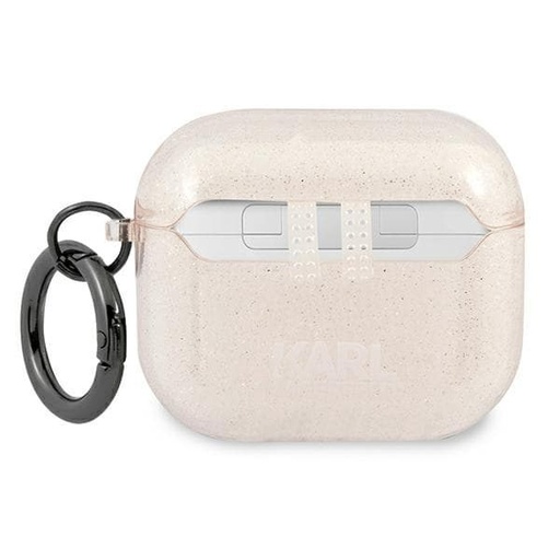 Apple AirPods 3 Karl Lagerfeld Choupette Glitter pouzdro (Zlatá) – KLA3UCHGD