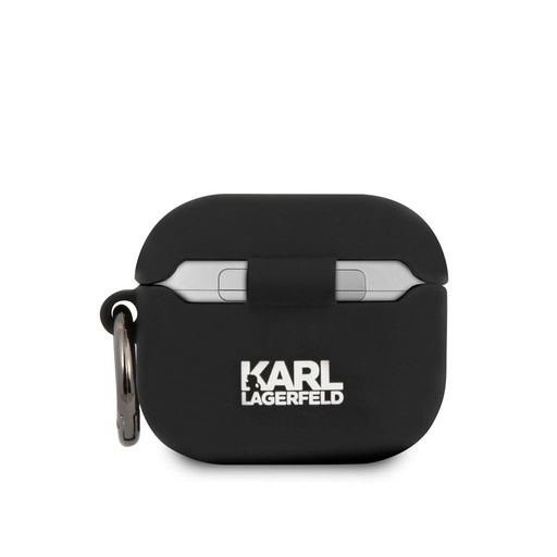 Apple AirPods 3 Karl Lagerfeld Rue St Guillaume pouzdro (Černá) – KLACA3SILRSGBK