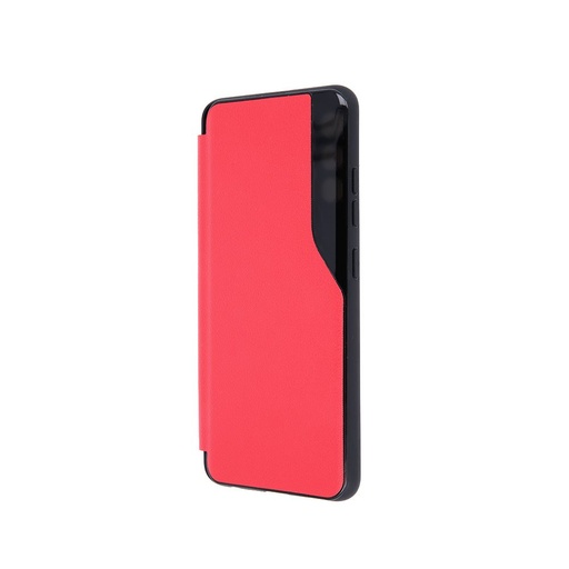 Xiaomi Redmi 10 / Redmi 10 2022 Smart view TPU knížkové pouzdro (Červená)