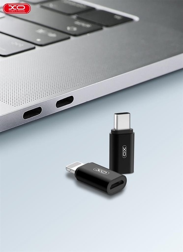 XO NB130 micro USB–Lightning datový kabel adapter (Černá) – nabíjení a přenos dat
