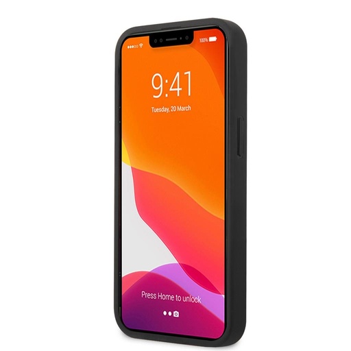 Apple iPhone 13 AMG kůže zadní kryt (Černá) - AMHCP13MGSEBK