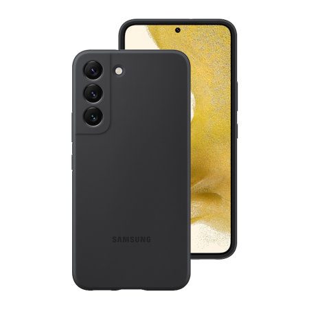 Samsung Galaxy S22 silicone cover tovární zadní kryt, černá - EF-PS901TBE